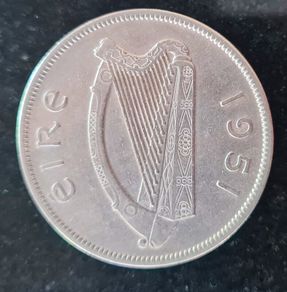 Ireland 1951 Half Crown Coin