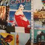 Vintage Italian Printed canvas fabric Image 5