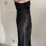 Little black dress slip dress with back detail 8/10 Image 2