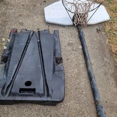 Basketball hoop and stand