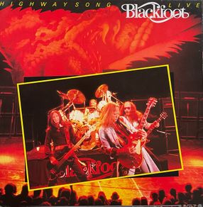 BLACKFOOT Highway Song Live original 1982 vinyl record in vg condition