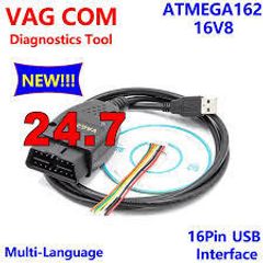 2026 Vcds Vag Com Scanner 24.7 Vagcom 162 Obd2 Usb Interface Vag Com For Vw Audi For Skoda Volkswagen For Seat Atmega162+16v8 Diagnostic Tools