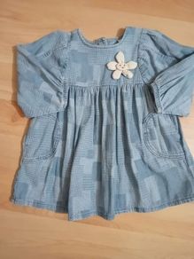 Next Denim Dress Age 2-3 yrs