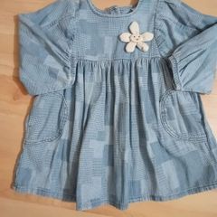 Next Denim Dress Age 2-3 yrs