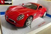 Alfa Romeo 8C Competizione 1/18 Burago Rare