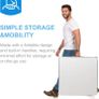 Camping Table Set with 6 Chair, Outdoor Indoor Use for BBQ table Image 7