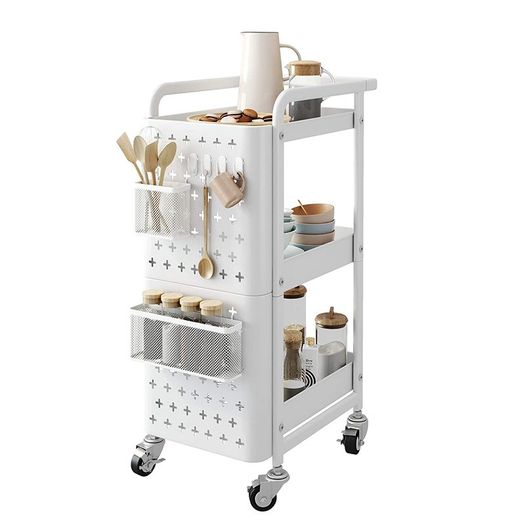 BRAND NEW 3 tier kitchen storage rack cart bathroom shelves, movable toilet storage rack