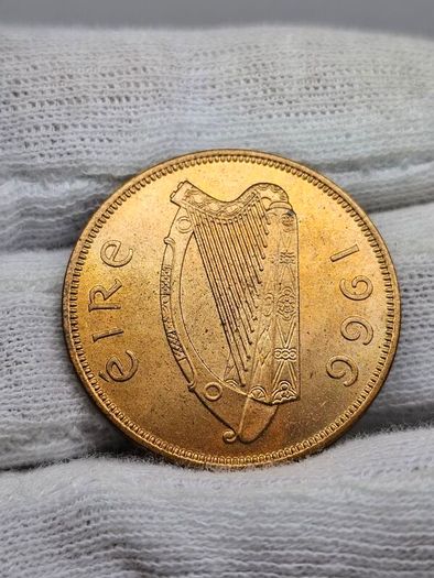 Ireland 1966 1d Penny Beautiful Uncirculated Lustrous