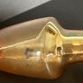 Vintage Amber Carnival Glass  Vase PRICE DROP Image 7
