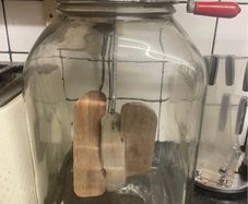 Vintage butter churn