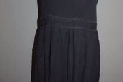 M&amp;S Indigo grey/charcoal embroidered midi dress size UK14 EUR42 Postage included