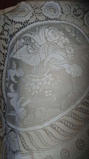 Antique lase bedspread