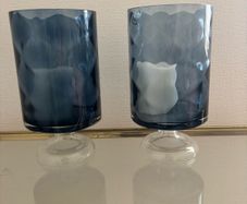Set of 2 Hurricane Vases