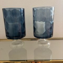 Set of 2 Hurricane Vases