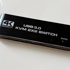 4K USB 3.0 KVM 2x2 Switch Dual Monitor