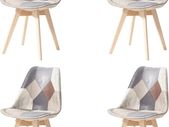 4 x Patchwork Dining Chairs