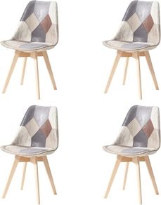 4 x Patchwork Dining Chairs