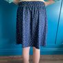 Esprit navy & white skirt. Size S Image 4