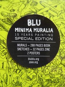 Blu Minima Muralia Special edition Book and 2 posters