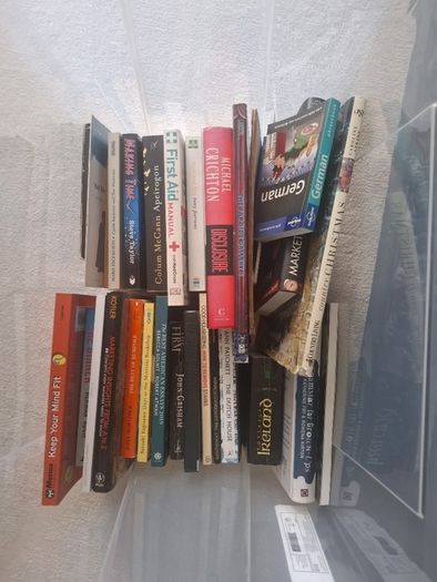 large collection of books