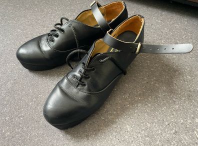 Fay's Shoes Ultra Flexi Irish Dancing Shoe with Black Suede Sole Dublin Hand Made in Ireland