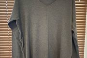 PCEAIIH Women's Long Sleeve Grey Jumper 2XL