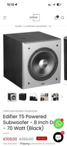 Edifier T5 powered subwoofer