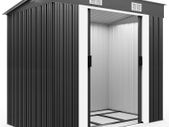 Garden Shed, Galvanised Metal3.35 M2 Incl. Sliding Door