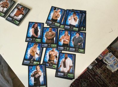 WWE wrestling cards