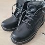 Black real leather lace ankle boots. New. Size 34EUR/ 2UK Image 7