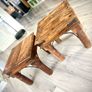 Wood tables. Image 4