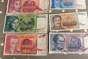 Old Yugoslavia Banknotes