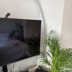 Modern Curved LED Floor Lamp - Excellent Condition