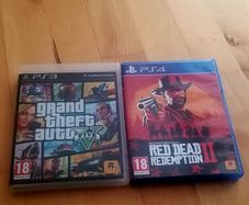 PS3 GTA 5 And PS4 Red Dead Redemption 2 Games