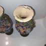 antique japanese satsuma vases vintage hand made and painted art decoration home decor table vintage vase antique gift presents  asian Image 7