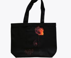 NEW Tote bag with poppy flower ORGANEK