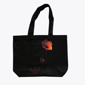 NEW Tote bag with poppy flower ORGANEK
