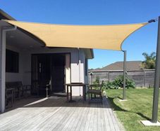 Sun Shade Sail 3x4m - UV Garden Canopy Rectangle - Brand New