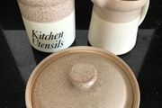 Pottery Jug, Bowl and Pot