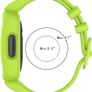 Set 3 pieces - Compatible with Fitbit Ace 3 for Kids, Soft Silicone Waterproof Bracelet Accessories Sports Watch Strap Image 4