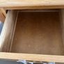 Oak bedside drawers Image 5