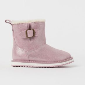H&M Warm-Lined Real Suede Boots, Junior Size 12.5 EUR 31