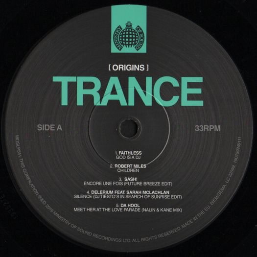 Ministry of Sound-Origins of Trance 2 x LP