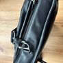 TUMI Leather Deluxe Laptop Bag Black Image 9