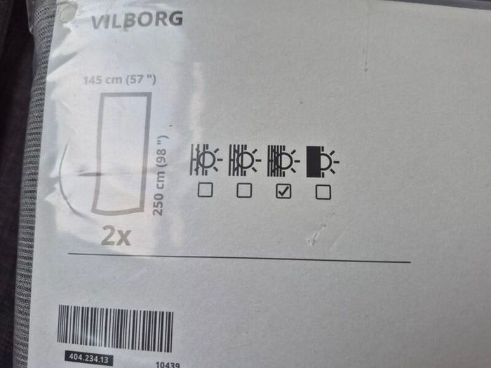 Ikea Vilborg curtains