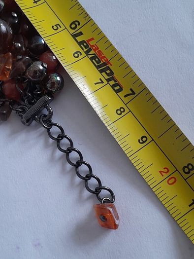 Beaded Bracelet - Amber Colours