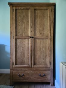 Solid Oak Wardrobe in Excellent Condition
