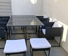 Garden table and chairs