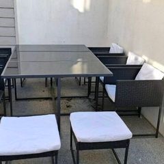 Garden table and chairs