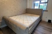Sleigh Bed King Size EZ Living Furniture